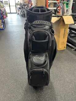 Used Ping BLACK TOUR BAG Mens Cart Bag Black
