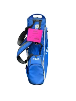 Used Ping HOOFER 5 WAY Mens Stand Bag Royal Blue