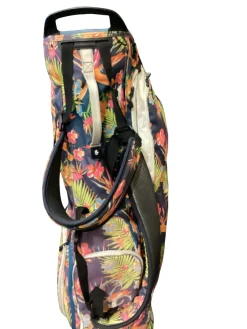 Used Ping SAFARI STAND BAG Womens Stand Bag White And Pink