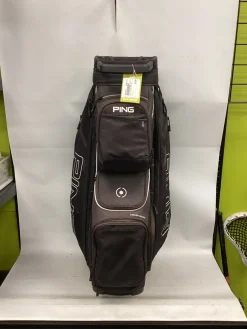 Used Ping 14 SLOT CART BAG Mens Cart Bag Black