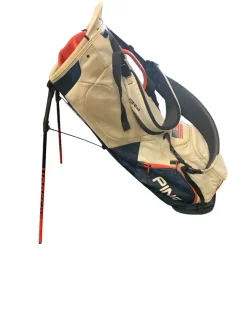 Used Ping USA STAND BAG Mens Stand Bag White
