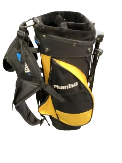 Used PIRAHNA Jr Stand Bag Black And Gold