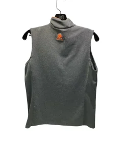 Used POLO RALPH LAUREN GRAY/ORANGE PULLOVER Sleeveless Shirt W MD