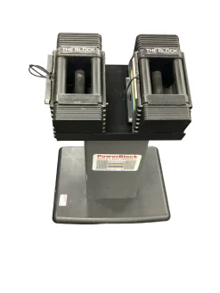 Used PowerBlock Adj Dumbbells 10-45 LB