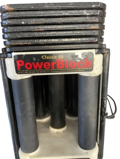 Used PowerBlock Adj Dumbbells 5-50 LB