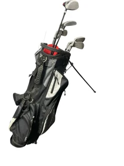 Used Precise M5 Mens Package Set RH Black And Red 10 Piece