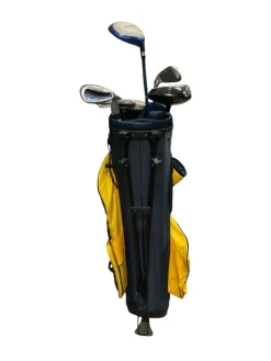Used Prosimmon JR Jr Package Set RH Navy Blue And Yellow 8 Piece