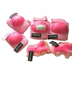 Used PROTECTION SET Bike Shin Guards Pink MD