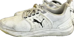 Used Puma Mens Golf Shoes White Senior 9.5