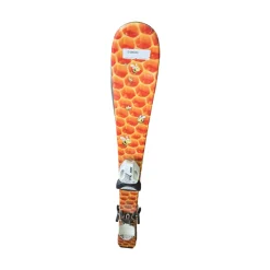 Used RAMP JR SKIS Boys DH Ski/Binding Orange 90 cm