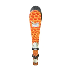 Used RAMP JR SKIS Boys DH Ski/Binding Orange 90 cm