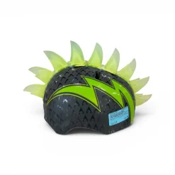Used Raskullz BOLT LED GREEN Bike Helmet Black S/M