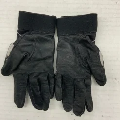 Used Rawlings BB/SB Batting Gloves Black MD