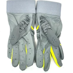 Used Rawlings BB/SB Batting Gloves Grey MD