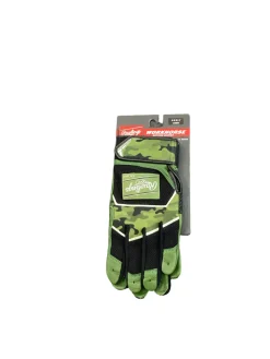 Used Rawlings BB/SB Batting Gloves Camouflage LG