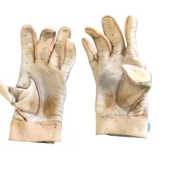 Used Rawlings BB/SB Batting Gloves White MD