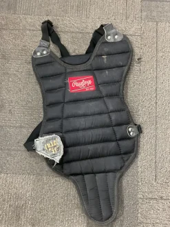Used Rawlings Catchers Chest Protector Black Youth
