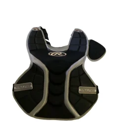 Used Rawlings CHEST PROTECTOR Catchers Chest Protector Black Adult