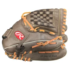 Used Rawlings FASTPITCH BB/SB Glove RH Throw Brown 12