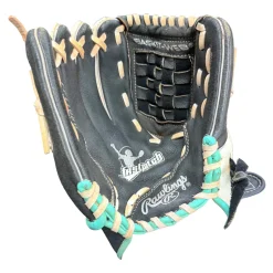 Used Rawlings FASTPITCH FP110BW LH Throw Fastpitch Gloves None 11"
