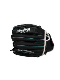 Used Rawlings FAST PITCH FP110MT RH Throw Fastpitch Softball Glove Black 11
