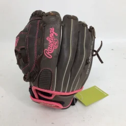 Used Rawlings FASTPITCH 11 INCH LHT SB GLOVE LH Throw Fastpitch Gloves Brown 11