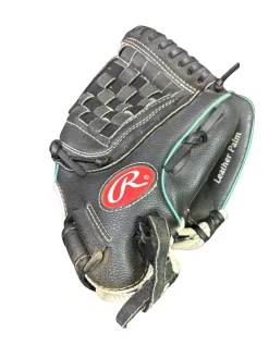 Used Rawlings FAST PITCH RH Throw Fastpitch Gloves Black 11