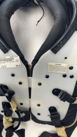 Used Rawlings FB Shoulder Pads White XL
