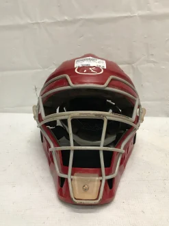 Used Rawlings 12-16 FULL SET Catchers Chest Protector Red Intermed