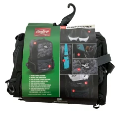 Used Rawlings GAMER BACKPACK BB/SB Player Backpack Black