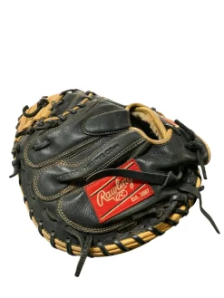 Used Rawlings GG ELITE 32.5 BB/SB Catchers RH Throw Black 32 1/2"