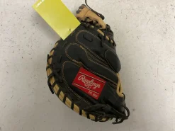 Used Rawlings GG Elite GGE325BCCM Baseball Catchers RH Throw Black And Tan 32 1/2"