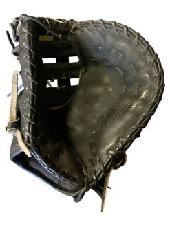 Used Rawlings HEART OF THE HIDE PROFM18-17B BB/SB First Base RH Throw Black 12 1/2