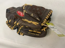 Used Rawlings HIGHLIGHT SERIES BB/SB Glove RH Throw Brown 11"