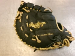 Used Rawlings HIGHLIGHT SERIES BB/SB First Base RH Throw Black 11 1/2"