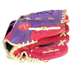 Used Rawlings 10IN RAWLINGS HIGHLIGHT FP GLV RH Throw Fastpitch Gloves Pink 10