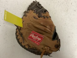 Used Rawlings Joe Mauer RCM30C Baseball Catchers RH Throw Brown 33 1/2"