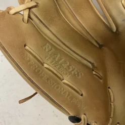 Used Rawlings Liberty Advanced RLA125FS LH Throw Fastpitch Gloves Black And Natural 12 1/2