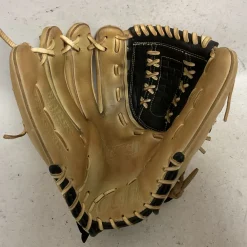 Used Rawlings Liberty Advanced RLA125FS LH Throw Fastpitch Gloves Black And Natural 12 1/2