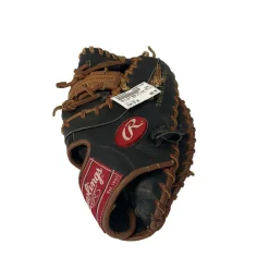Used Rawlings MARK OF THE PRO 1B MITT BB/SB First Base RH Throw Black 12"