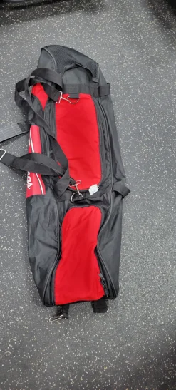 Used Rawlings PLAYER BAG BB/SB Player Carry Bag Red
