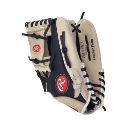 Used Rawlings PLAYMAKER PM1151CB BB/SB Glove RH Throw Black And Natural 11 1/2"