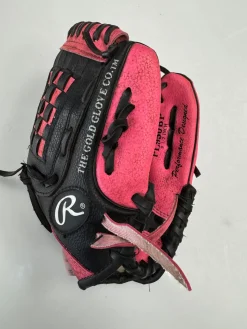 Used Rawlings PL950BP BB/SB Glove RH Throw Pink 9 1/2"