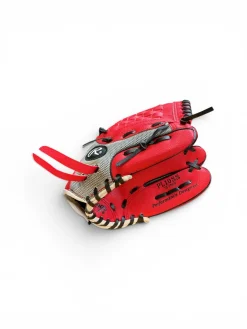 Used Rawlings PL10SS BB/SB Glove RH Throw Red 10"