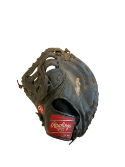 Used Rawlings PREMIUM SERIES BB/SB First Base LH Throw Black 12 1/2"