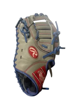 Used Rawlings RAWLINGS SELECT PRO LITE 11.5 LHT BB/SB Glove LH Throw Grey And Navy Blue 11 1/2"