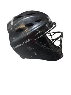 Used Rawlings RAWLINGS YTH CATCHERS HELMET Catchers Helmet w/Mask Black S/M
