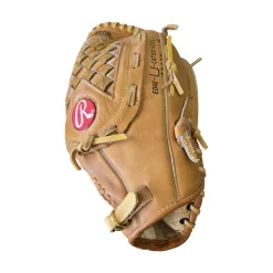 Used Rawlings RBG 4 RHT GLOVE BB/SB Glove RH Throw Brown 13"