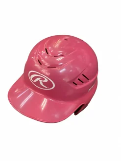 Used Rawlings RCFH 6.5-7.5 Batting Helmet No Mask Pink SM