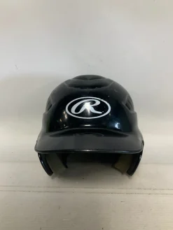 Used Rawlings RCFH Batting Helmet No Mask Black SM